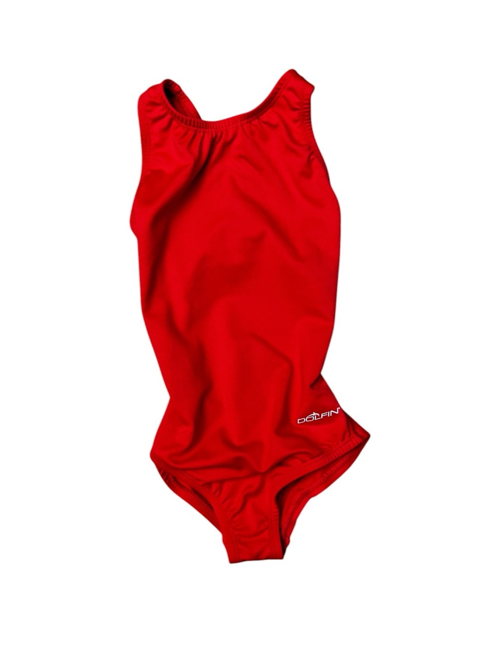 💦NEW Dolfin Girls Ocean Solid Performance Back One-Piece Swimsuit Youth Size 22